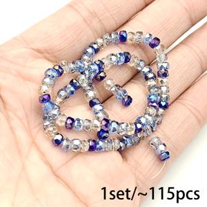 TEMU ~115개/세트/4mm 다면체 유리 비즈 루스 비즈 주얼리 제작 재료, 핸드 비딩, 목걸이, 팔찌, 귀걸이, 휴대폰 가방 펜던트 및 기타 추가품으로 사용 가능