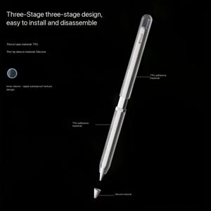 TEMU Apple Pencil Pro 및 Pencil 2세대 보호 케이스에 적합, 미끄럼 방지 기능, iPad용, TPU 소재로 필기 경험 향상, 멀티 컬러 보호 커버 미끄럼 방지 펜 커버, 풀 인클루시브 스플릿 디자인