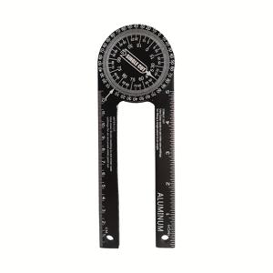 TEMU 360° 고정밀 알루미늄 합금 각도기, 범용 각도 자, 목공 DIY 도구, 각도 게이지 0-360°, 목공 절단 위치 측정기, 알루미늄 합금 각도 게이지, 각도 자, 360° 수평 각도 자, 각도 자
