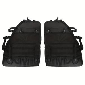 TEMU 2개입 헤비 듀티 롤 바 수납 가방, 멀티 포켓 & 정리함 포함 - Jeep Wrangler JK TJ LJ Unlimited JL 4-도어 (1997-2025) 적합 - 내구성 우수