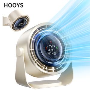 TEMU HOOYS 무선 무소음 선풍기 탁상용/걸이식/벽걸이 휴대용 USB 충전
