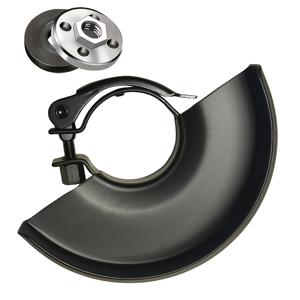 TEMU 3개 금속 그라인더 가드 및 금속 압력판 세트, 외경 125mm, 내경 42mm, 앵글 그라인더 가드, 전동 공구 교체 부품, 전동 공구 액세서리