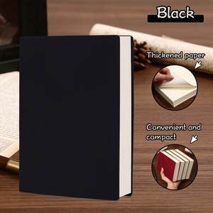 TEMU 소프트 가죽 A6 공용 노트북 수첩 – 400페이지, 튼튼한 표지, 일기 작성, 스케치, 선물용으로 이상적
