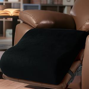 TEMU 1개 레클라이너용 다리 베개, 소파 허리 지지용으로 디자인됨, 침대, 의자 및 소파에서 사용하기 적합, 머리, 허리 및 다리 지지 제공, 회색 또는 검정색의 세탁 가능한 커버 제공