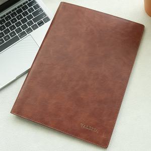 TEMU 1개 맞춤형 이름 A4 빈티지 개인화 각인 골든 모노그램 파일 폴더 맞춤형 레트로 비건 펜 홀더 포함 맞춤형 자석 클립보드 저널