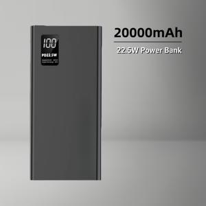 TEMU 20000mAh/10000mAh 디스플레이 화면이 있는 모바일 보조 배터리, 22.5W 고속 충전 PD20W 보조 배터리, 야외 여행용 휴대용 충전기, Type-C 입력+출력 보조 배터리, 전자 기기 3대 충전 지원|보조배터리20000