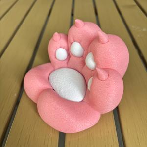 TEMU 1개 귀여운 고양이 발바닥 모양 휴대폰 거치대, 태블릿 스탠드, 편안한 지지 스탠드, 홈 데스크탑 장식, 영화/드라마 감상 필수품