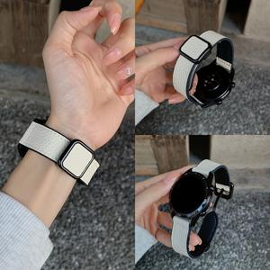 TEMU 20mm/22mm 신상 빈티지 리치리향 합성 인조 가죽 시계 밴드, Amazfit Bip 시리즈, Garmin Venu/Venu Sq2/Venu 2 Plus/Venu 2/3, Samsung Galaxy Watch 7/6/5/4/FE, Huawei Watch GT2/GT3/GT3 Pro/GT4/GT5/GT5 Pro/GT6 호환