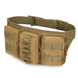 TEMU 남성용 택티컬 MOLLE 허리 팩, 아웃도어 캠핑 장비, MOLLE 시스템 택티컬 장비 및 생존 장비에 적합하며, 하이킹 및 사냥을 위한 핸즈프리 백팩으로도 사용 가능. 트리플 스몰 허리 팩 아웃도어 허리 팩 택티컬