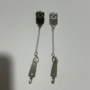 TEMU 2개 새총 바늘 보관기, 십자수용 자석 바늘 보관, 자고리 펜던트가 있는 자수 바느질 바늘 도구 액세서리