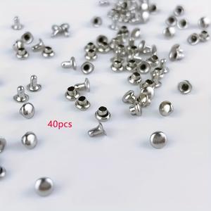 TEMU 40개 구리 버클, 4가지 색상 - 4mm, 내구성 강하고 녹슬지 않음, 인형 옷, 재봉 프로젝트 및 미니어처 공예 용품에 적합, 재봉 프로젝트 액세서리 | 미니어처 버클 | 내구성 있는 구리, 미니어처 버클, 가죽 공예