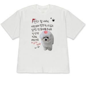TEMU 2026 봄/여름 신상 드롭숄더 반팔 티셔츠, 한국 크리스마스 모자 장식 한국 텍스트 및 한국 패턴 텍스트 반팔 티셔츠 한국 귀여운 따뜻한 스타일 편안한 피부 친화적 한국 귀여운 따뜻한 스타일 애호가 데일리 외출 장면