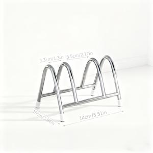 TEMU 스테인리스 스틸 냄비 뚜껑 거치대 다기능 도마 거치대 도마 보관대 트레이 주방 카운터탑 정리대
