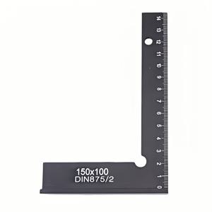 TEMU 100*150mm 고강도 알루미늄 합금 직각자, 목공 특수 직각자, 목공 특수 도구, 목공 용품, 목공 작업, 가정 장식, 수공예 및 기타 필요에 적합