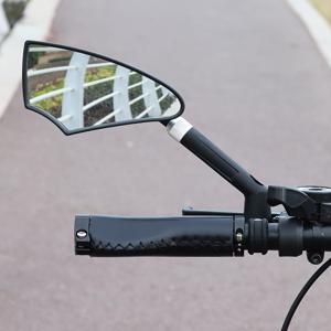 TEMU 자전거 핸들바용 후방 거울, 길이 조절이 가능한 텔레스코픽 마운트, 360° 회전 가능, PA 재질로 제작, 로드 자전거에 적합