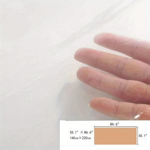 TEMU 투명 테이블보 PVC 직선 가장자리 및 철제 방지 테이블보, 거실 티테이블, 먼지 방지 테이블보