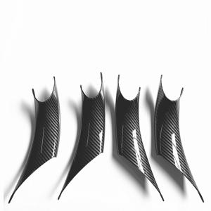 TEMU BMW 3 M3 M4 F30 F80 F31 F32 F33 F34 F36 F82 2012-2018용 카본 파이버 패턴 2가지 색상 2/4개입 실내 도어 핸들 ABS 트림 보호 커버