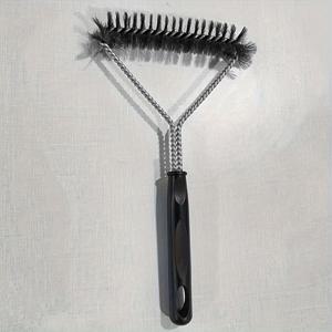 TEMU 스테인리스 스틸 그릴 브러시, 재사용 가능한 브리슬 프리 와이어, 28cm 바비큐 청소 브러시 핸들 포함, 안전하고 효율적인 그릴 클리너 액세서리 - 남성에게 완벽한 선물, 그릴