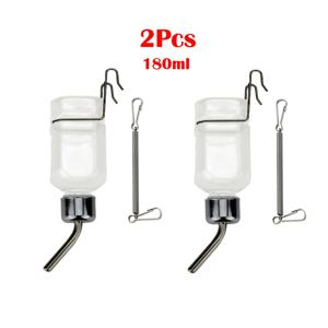 TEMU 햄스터와 토끼용 180ml/350ml 스테인리스 스틸 볼형 걸이형 자동 급수기, 2개/3개 선택 가능