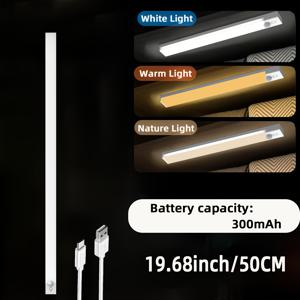 TEMU NBBUFF 스마트 모션 센서등, USB 충전식 유도 LED 조명, 3가지 색온도, 무단계 밝기 조절, 뮤직 룸, 옷장, 침실, 옷장, 홈 데코에 적합, 크리스마스 선물로도 좋습니다