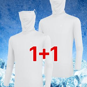 TEMU (1+1)( 2장세트! ) 남성 냉감 이너웨어 데일리 아웃도어 자외선차단 긴팔 티셔츠(M6OPST14)