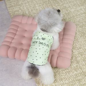 TEMU 반려동물 옷, 새로운 봄/여름 컬렉션, 강아지 조끼, 고양이 의류, 스몰 캐미솔, 시원하고 캐주얼한 옷, 엄마용 캐미솔