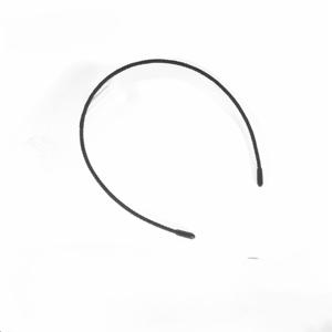TEMU 세련된 초박형 여성용 머리띠, 블랙 심리스 인비저블 액세서리는 데일리, 세안, 스포츠 활동에 완벽합니다.