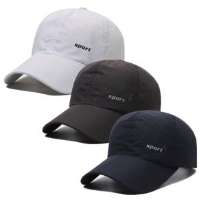 TEMU 3pcs 봄/여름 남성용 아웃도어 캐주얼 속건성 야구 모자 썬햇 캠핑 모자 하이킹 모자