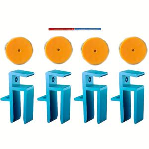 TEMU 9피스 플라스틱 목공용 지그 세트 - 다용도 마킹 도구, 캐비닛, 창턱 및 조인트 작업, 연필 1개 및 라운드 마커 4개 포함, 목공, 장식 및 실링 보드 프로젝트용
