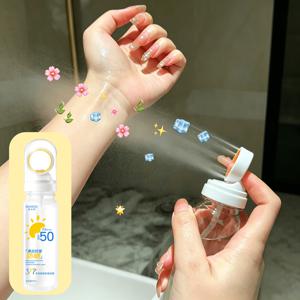 TEMU 377 쿨링 스프레이 뿌리는 선 얼굴 바디 촉촉한 보습 쿨링 효과 메이크업 고정 피부 진정 데일리 페이스 미스트