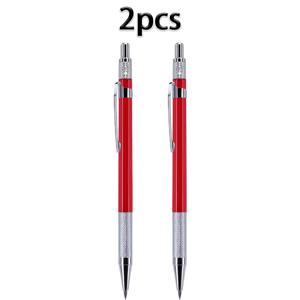 TEMU 컴팩트한 샤프너가 끝에 달린 혁신적인 2.0mm 메탈 자동연필 세트 (2개). 2.0mm 연필심 리필 2개 포함. 예술 드로잉, 학술 쓰기, 스케치에 적합하며 신학기 선물로도 좋습니다.