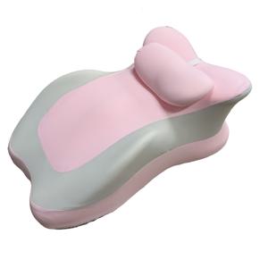 TEMU 커플 침대 옆 수면 베개 고탄성 메모리폼 피부 친화적 부드러운 원단 낮잠 베개 허리 베개 시원하고 통기성 좋은 허리 지지 다기능 놀이 휴대폰 보조 베개