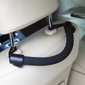 TEMU 차량용 시트 등받이 부드러운 팔걸이 머리 받침대 수납 행거 브래킷 손잡이 안전 지지대, 노인 및 십 대를 돕는 데 적합
