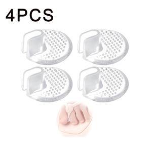 TEMU 4개 세트 남녀공용 미끄럼 방지 매트, 투명, 세탁 가능, 재사용 가능, 플립플랍에 적합|발매트