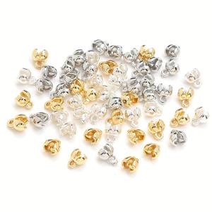 TEMU 20개 4mm 골드 실버 구리 주얼리 커넥터 버클, 팔찌 목걸이 귀걸이 DIY 공예용, 주얼리 연결 부품