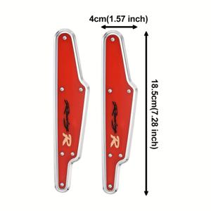 TEMU 2개 세트 범용 자동차 윈드실드 와이퍼 압력 조절기 키트 - ABS 소재, 레드-블랙 디자인, 쉬운 설치, 와이퍼 성능 향상, 차량 관리 액세서리 | 모던 카 디자인 | 내구성 있는 ABS, 와이퍼 압력 조절기, 와이퍼 키트