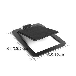 TEMU 1개 전문가용 데스크탑 스피커 스탠드, 4mm 고강도 스틸 재질, 16° 경사, 6