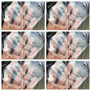 TEMU 12개 프론트 풋 패드, 투명 미끄럼 방지 내마모성 깔창, 텍스처 그립 포함, 하이힐 및 샌들용 보이지 않는 풋 패드로 걷기 경험 향상, 무봉제 디자인, 부드러운 쿠션, 유연한 소재, 힐 그립, 신발 쿠션