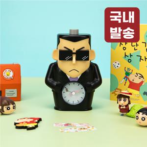 TEMU 짱구 흑곰 탁상시계 성우 알람시계 캐릭터