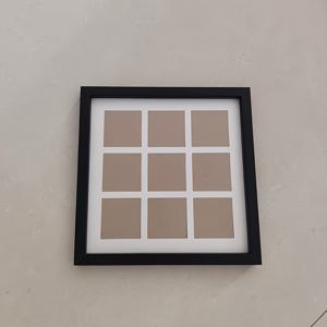 TEMU 9칸 사진 액자, 흑백 그리드 아트 디스플레이용, 홈 데코, 거실, 침실, 서재, 식당에 적합 - 독특한 데스크탑 메모리 아트