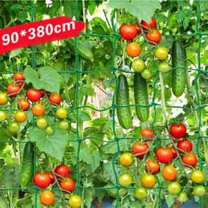TEMU 정원 식물 등반 네트 380×90Cm/149.6*35.4Inch 오이 토마토 콩 등반 네트 식물 견인 네트 온실 재배 네트 침전 방지 지지 네트 - 두꺼운 나일론 로프 직조
