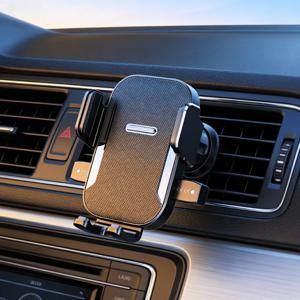 TEMU 사계절 차량용 에어 벤트 휴대폰 거치대, 고급스러운 텍스처 자동 클램프 홀더, 모든 운전자에게 적합한 다용도 부활절/어버이날/아버지의 날 선물, 360도 회전식 흔들림 방지 스탠드