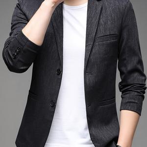 TEMU 남성용 올시즌 신상 정장 재킷, 연회, 아웃도어, 캐주얼, 파티, 라이트 비즈니스 정장