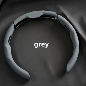 TEMU 정교한 나파 가죽 자동차 핸들 커버, 미끄럼 방지 땀 흡수 사계절 범용, 버클 디자인 간편 설치, 세단 SUV 밴 범용 자동차 내부 장식 액세서리