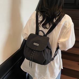 TEMU 여성 백팩) Yuzuo 미니 스몰 백팩, 세련된 디자인의 컴팩트하고 가벼운 디자인, 다용도 데일리룩을 위한 간편한 스타일, 작은 물건을 위한 합리적인 파티션 수납 공간, 편안한 어깨 스트랩, 부드러운 질감, 견고한 제작