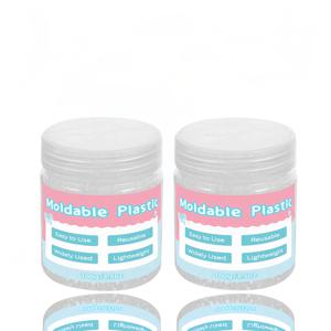 TEMU 3.5OZ/7OZ 몰딩 플라스틱 펠렛 - 투명, 재사용 가능한 열가소성 비즈, 주얼리 제작 및 공예용, 사용하기 쉬우며 가벼움, 조각 및 임시 수리, 공예 용품 | 사용하기 쉬운 공예 | 가벼운 플라스틱 100G/200G