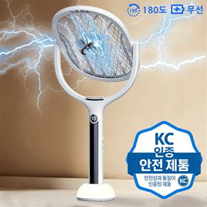 TEMU 접이식 전기모기채 type-c 충전식 KC 인증 보안 전기모기채