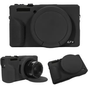 TEMU Canon Powershot G7X Mark III용 소프트 실리콘 보호 케이스 | 탈착식 렌즈 커버, 세탁 가능, 경량, 스타일리시한 보호 - Reayou 브랜드