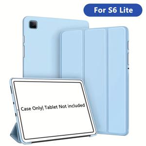 TEMU 삼성 갤럭시 A7 라이트/A8/A9+/S6 라이트/S7/S8/S9/S9 FE/S10/S10 FE/S10 라이트 태블릿 케이스, 스마트 커버 스탠드, 자동 웨이크/슬립, 가볍고 스크래치 방지 소프트 케이스, P610/X200/X110/X210/8.7/10.5/10.9/11인치 보호 커버