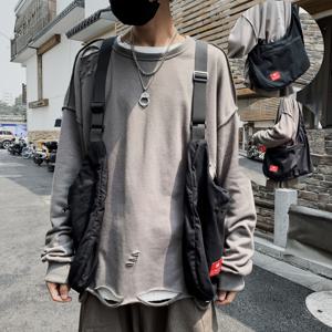 TEMU 남성용 체스트백, 1개 패션 캐주얼 다용도 체스트백, 간편한 남성용 조끼 가방 숄더백, 기능성 하라주쿠 스타일 다용도 남성 가방